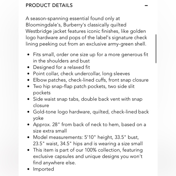 BURBERRY WESTBRIDGE GREEN QUILTED JACKET SZ XS - Picture 9 of 10